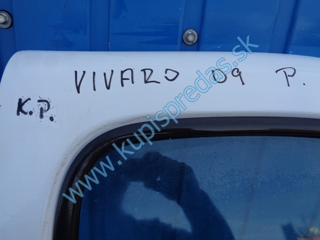 pravé predné dvere na opel vivaro , 